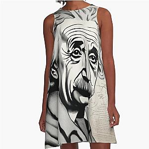 Albert Einstein formulas A-Line Dress