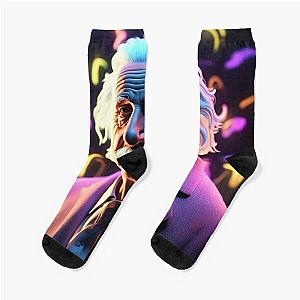 4K Albert Einstein Socks