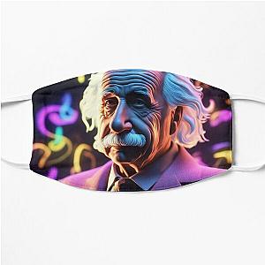 4K Albert Einstein Flat Mask