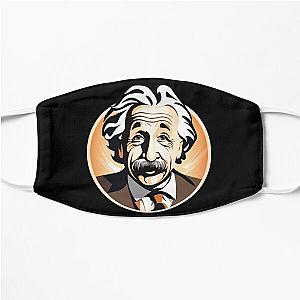 Albert Einstein scientific mathematician: physics + relativity  Flat Mask