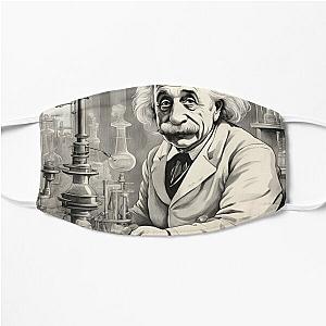 Albert Einstein’s laboratory Flat Mask