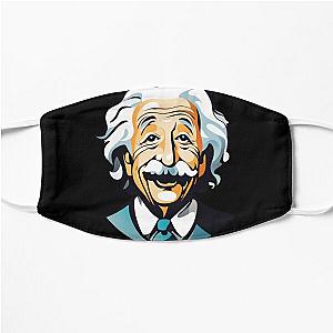 Albert Einstein logo 5 Flat Mask