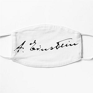 Albert Einstein’s signature  Flat Mask