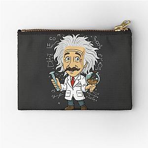 albert einstein  Zipper Pouch