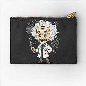 albert einstein  Zipper Pouch