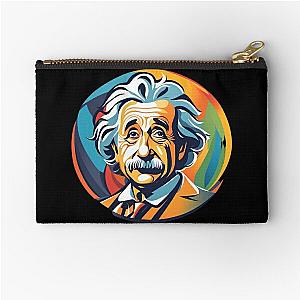 Albert Einstein logo 2 Zipper Pouch