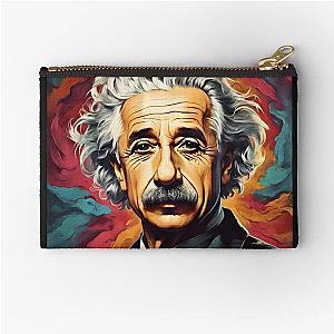 Albert Einstein vintage poster Zipper Pouch