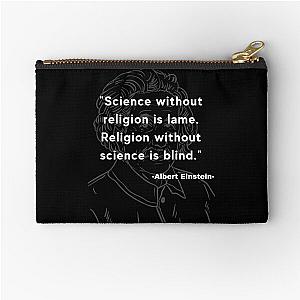 Albert Einstein quote Zipper Pouch