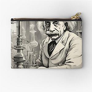 Albert Einstein’s laboratory Zipper Pouch