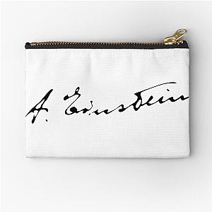 Albert Einstein’s signature  Zipper Pouch