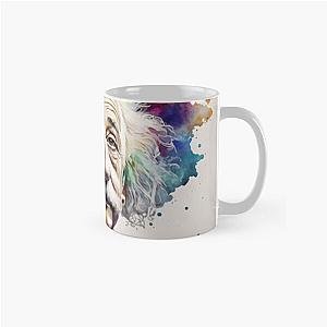 Albert Einstein in watercolour Classic Mug