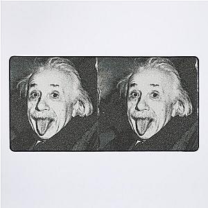 Albert Einstein made of emojis Desk Mat