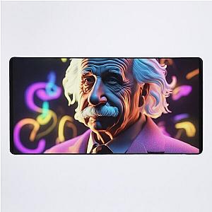 4K Albert Einstein Desk Mat