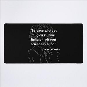 Albert Einstein quote Desk Mat