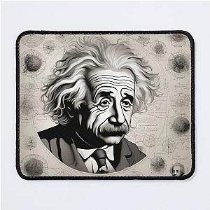 Albert Einstein deep in thought  Mouse Pad