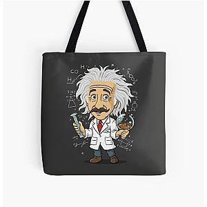 albert einstein  All Over Print Tote Bag