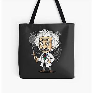 albert einstein  All Over Print Tote Bag