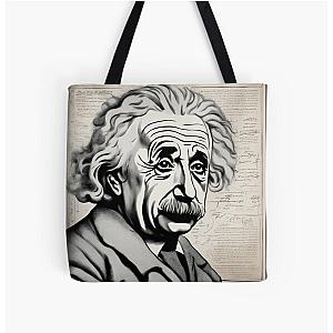 Albert Einstein formulas All Over Print Tote Bag