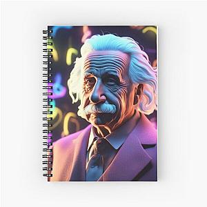 4K Albert Einstein Spiral Notebook