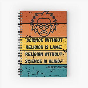 Albert Einstein quote Spiral Notebook