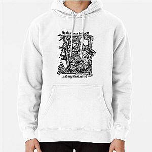 Elden Ring Hoodies - Elden Ring Malenia Flesh Dull Gold Blood Rotted Pullover Hoodie