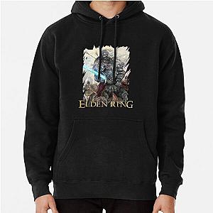 Elden Ring Hoodies - Elden Ring The Tarnished Glowing Sword Title Pullover Hoodie