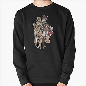 Elden Ring Sweatshirts - Elden Ring Rogier the Sorcerer &amp; D, Hunter of the Dead Pullover Sweatshirt