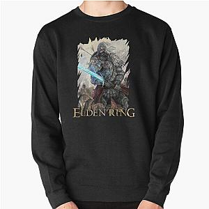 Elden Ring Sweatshirts - Elden Ring The Tarnished Glowing Sword Title Pullover Sweatshirt