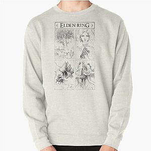 Elden Ring Sweatshirts - Elden Ring Sketch Pullover Sweatshirt