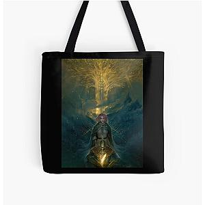 Elden Ring Bags - Elden Ring The Tarnished And Melani The World Tree All Over Print Tote Bag