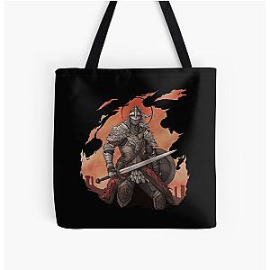 Elden Ring Bags - Elden Ring Tarnished Warrior All Over Print Tote Bag