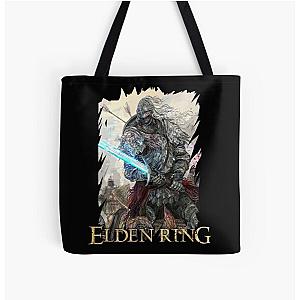 Elden Ring Bags - Elden Ring The Tarnished Glowing Sword Title All Over Print Tote Bag