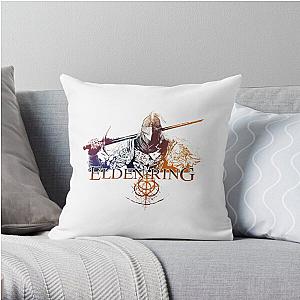 Elden Ring Pillows - Elden Ring The Tarnished Color Silhouette Throw Pillow Cover