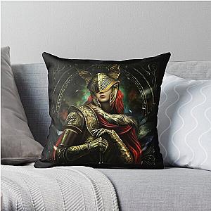 Elden Ring Pillows - Wondering About Malenia's Elden Ring Throw Pillow Cover