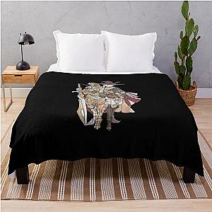 Elden Ring Blanket - Elden Ring Rogier the Sorcerer &amp; D, Hunter of the Dead Throw Blanket