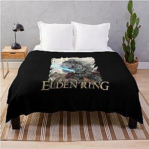 Elden Ring Blanket - Elden Ring The Tarnished Glowing Sword Title Throw Blanket