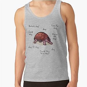 Elden Ring Tank Tops - Elden Ring Behold Dog Turttle Tank Top