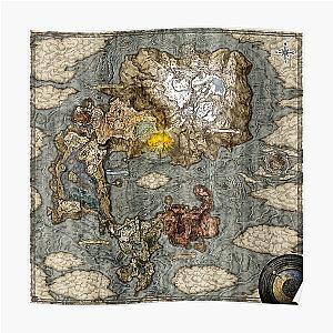 Elden Ring Posters - Elden ring Hi Res map Poster