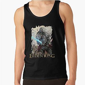 Elden Ring Tank Tops - Elden Ring The Tarnished Glowing Sword Title Tank Top