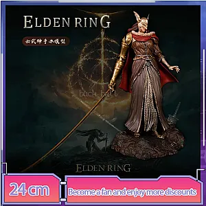 Elden Ring Figure - 24cm Malenia Blade Of Miquella Anime Figure Valkyrie Figurine Model Pvc Statue