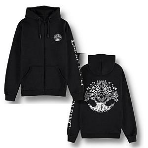 Elden Ring Hoodies - Elden Ring Symbol Zipper Pullover Hoodie