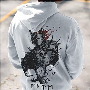 Elden Ring Hoodies - Warrior Elden Ring Printed Back Pullover Hoodie