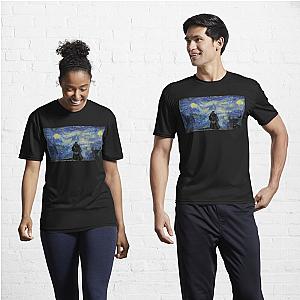 Elden Ring T-Shirts - Elden Ring Wallpaper in Starry Night Style Active T-Shirt
