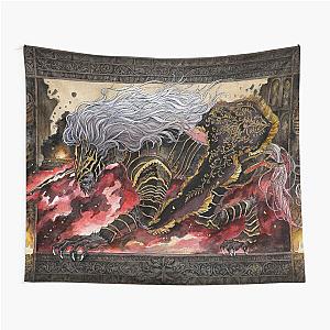 Elden Ring Maliketh Black blade watercolor LiuYuArt Tapestry