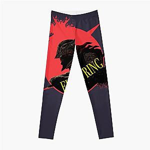 Day Gift Elden Ring Red And black Retro design Leggings