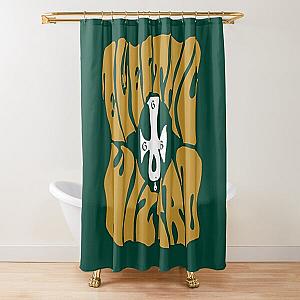 gold electric wizard   Shower Curtain