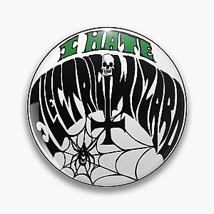 Electric Wizard Doom Stoner Metal Art (I Hate) transparent Pin