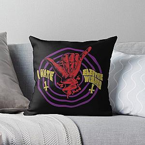 I HATE + ELECTRIC WIZARD Throw Pillow