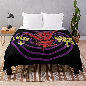 I HATE + ELECTRIC WIZARD Throw Blanket