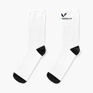 Elevation Music Worship logo Socks